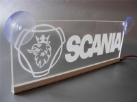 светящаяся табличка scania 2d логотипы скания