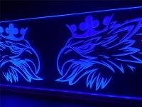 светящаяся табличка scania 3d логотипы скания