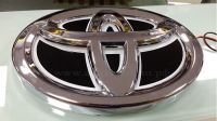 5d светящийся логотип toyota 13*8,9см 5d логотипы