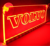 светящаяся табличка volvo 2d логотип вольво