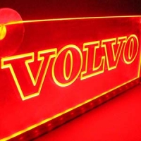 Светящаяся табличка Volvo 2D