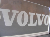 светящаяся табличка volvo 3d логотип вольво