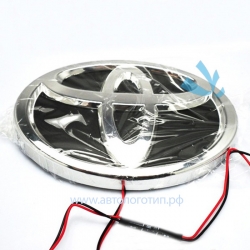 4d светящийся логотип toyota 14*10 см 4d логотипы