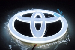 4d светящийся логотип toyota 14*10 см 4d логотипы