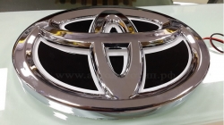 5d светящийся логотип toyota 13*8,9см 5d логотипы