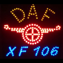 светящийся логотип daf xf 106 логотипы даф