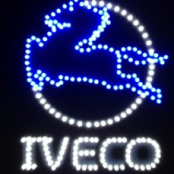 светящийся логотип для грузовика iveco логотип ивеко