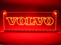 светящаяся табличка volvo 2d логотип вольво