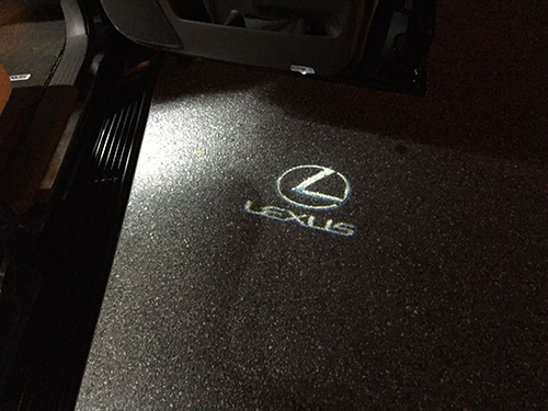 Подсветка дверей, картинка без кольца lexus